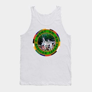 I Went On An African Safari Aloe Zebra Tank Top